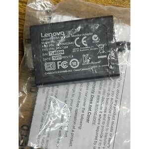 HDMI to VGA Lenovo Monitor Adapter - Black